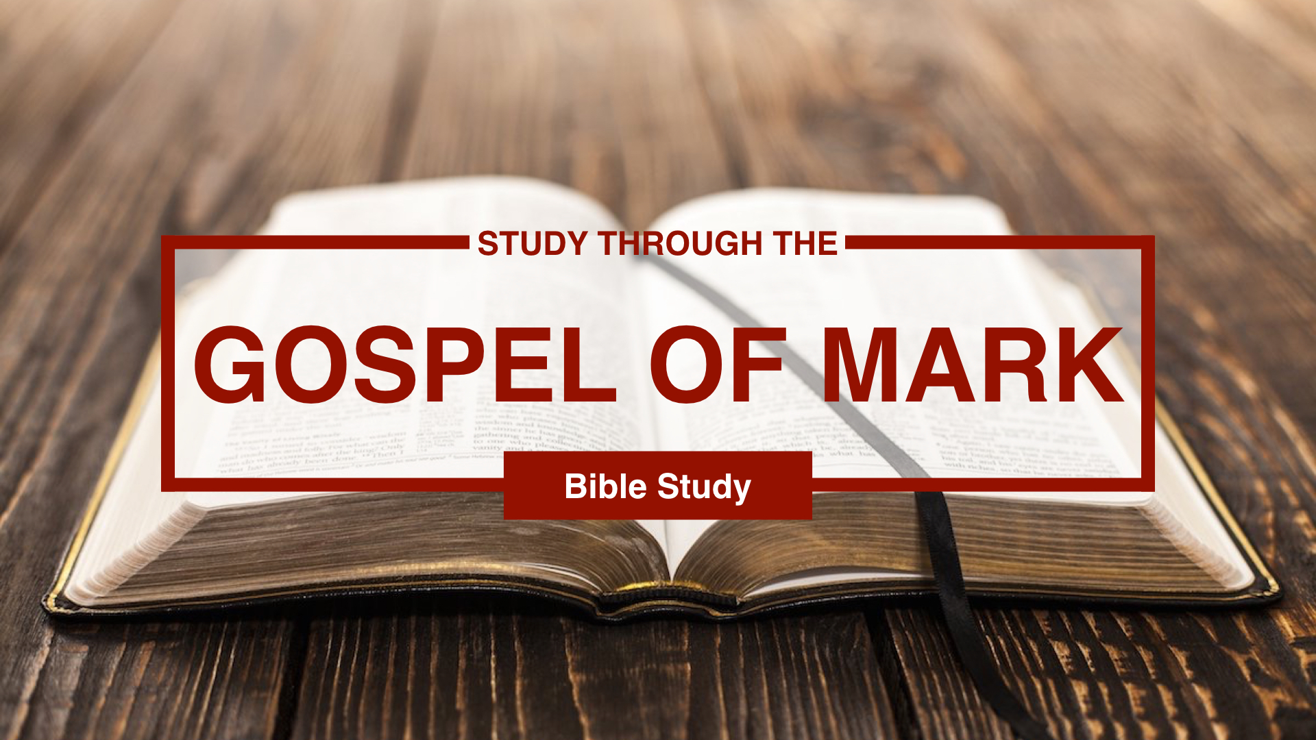 Gospel of Mark Bible Study www.theperissoslife.com